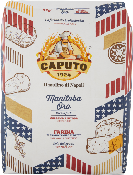 Caputo Manitoba Oro Weizenmehl Tipo 0 5kg I extra backstark für Panettone, Hefegebäck, uvm