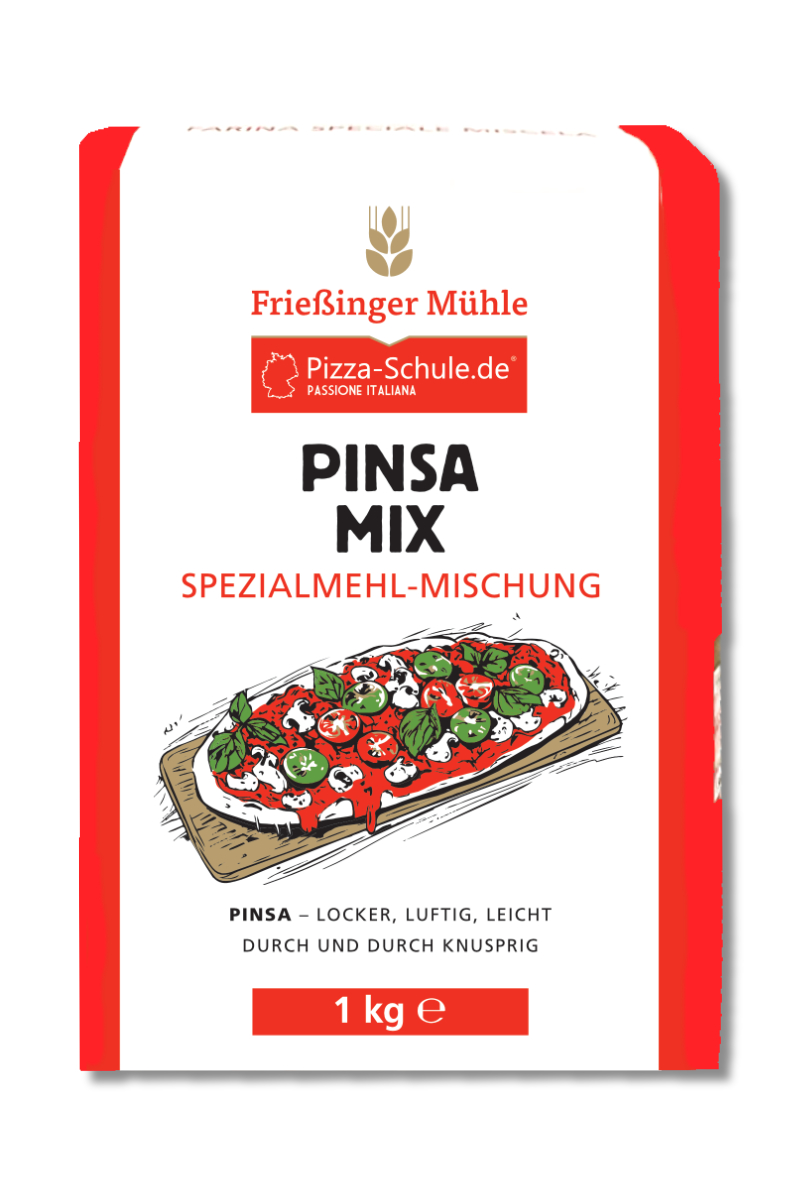 Frießinger Mühle Pinsa Mix 1kg I Mehlmischung für doppelt gebackene Pinsa