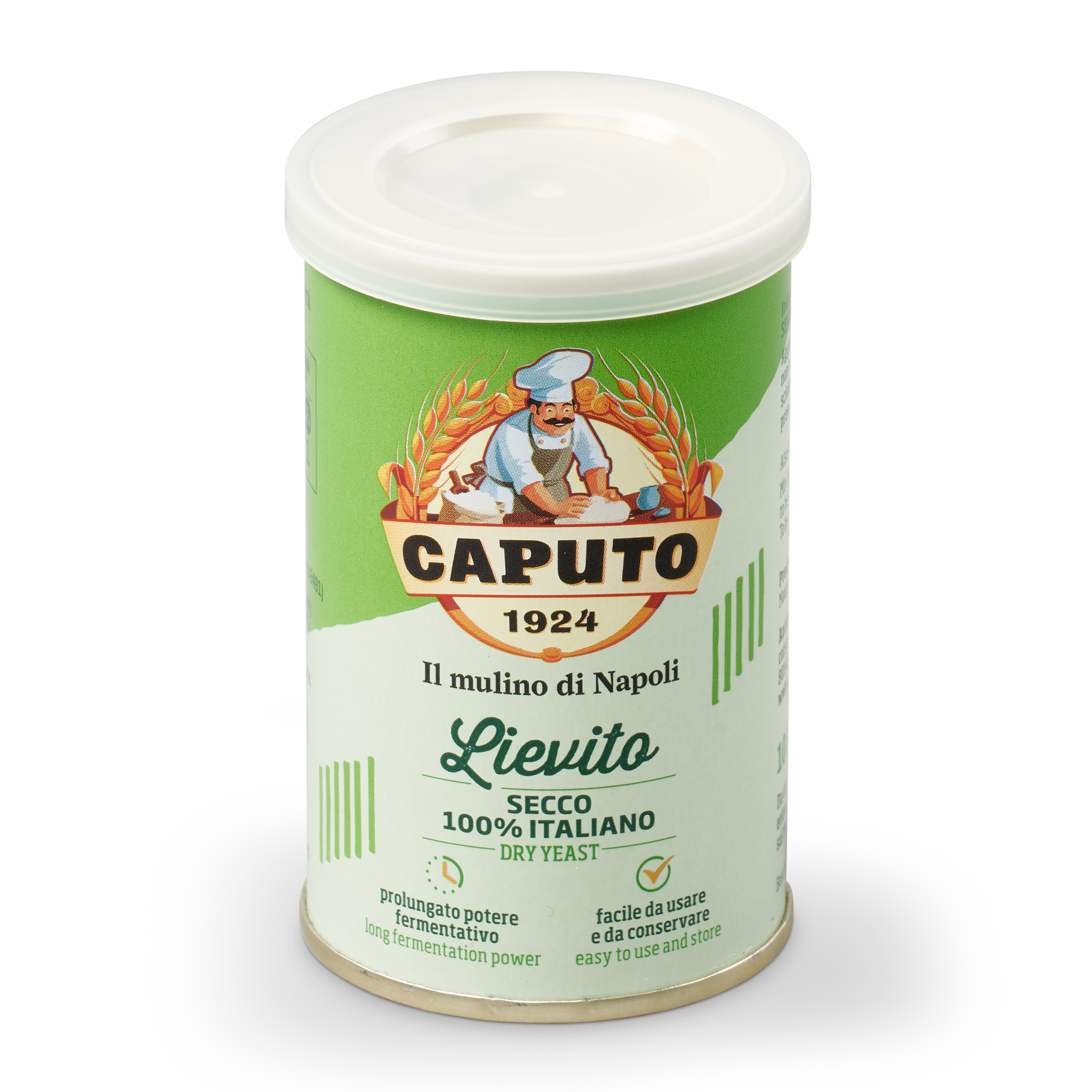 Caputo Trockenhefe 100g I Lievito Secco Attivo in der wiederverschließbaren Dose