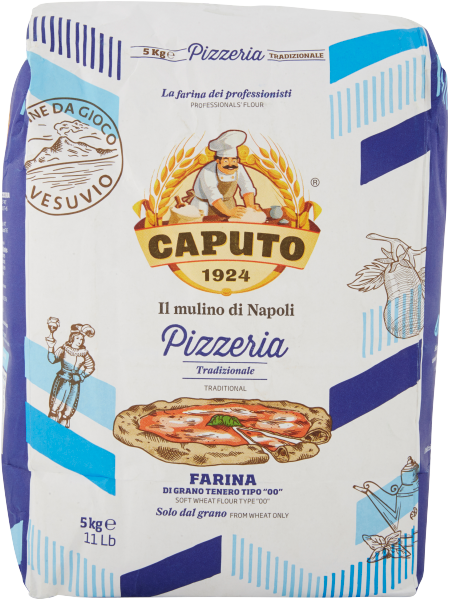 Caputo Pizzeria Weizenmehl Tipo 00 5kg I das perfekte Pizzamehl für jede italienische Pizza 