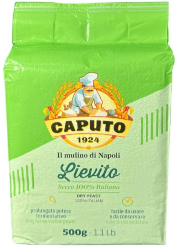 Caputo Trockenhefe Lievito Secco 500g I im Vakuumbeutel für Pizza und jede Art von Hefegebäck