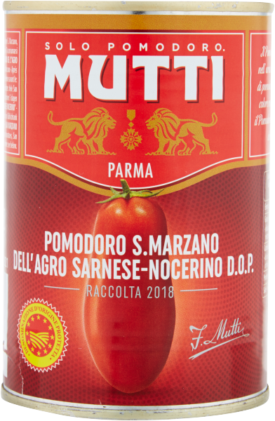 400g Pomodoro San Marzano D.O.P. - Mutti 