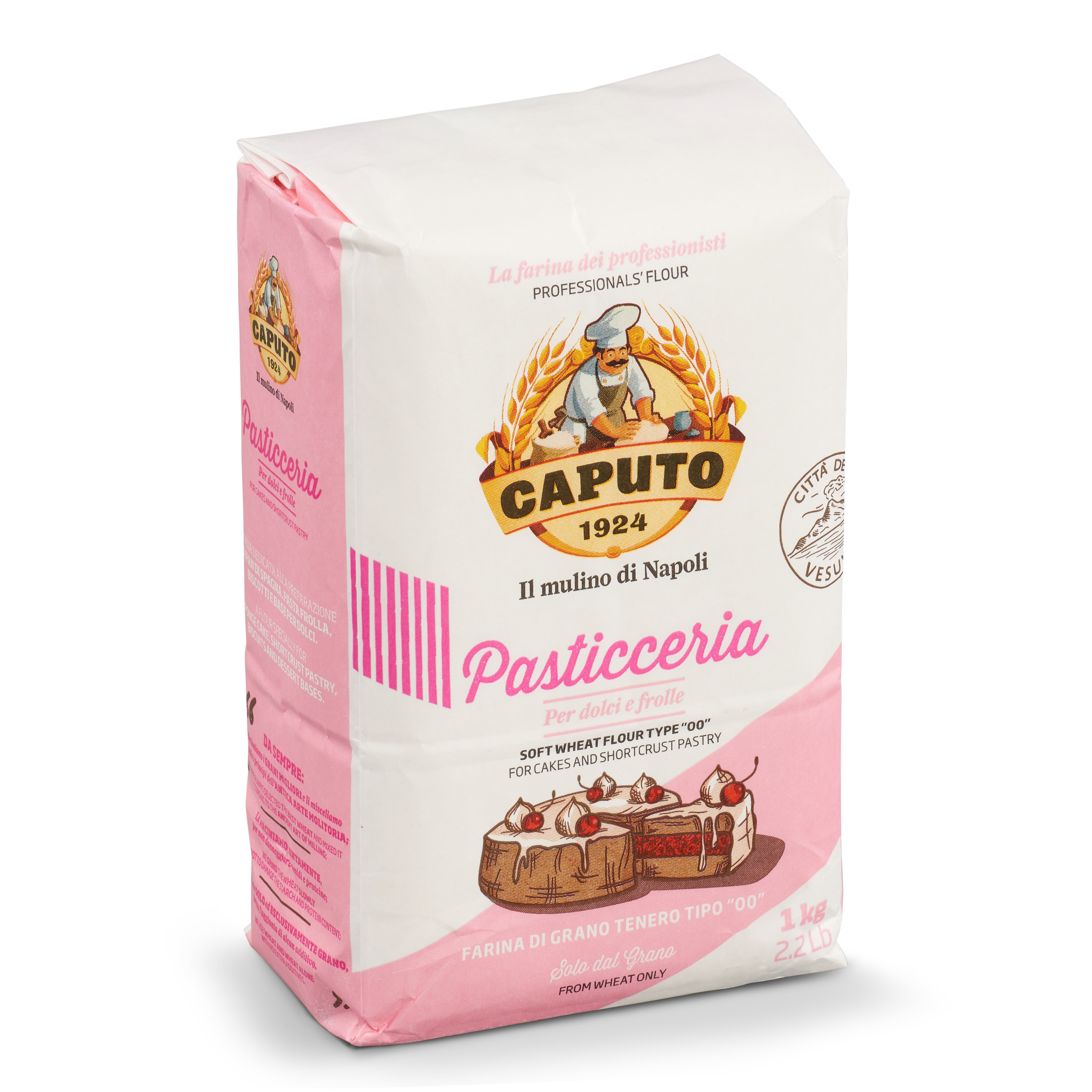 Caputo Pasticceria Weizenmehl Tipo 00 1kg I perfekt für Feingebäck, Kuchen und Nachspeisen